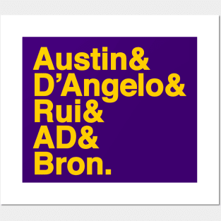 Los Angeles Basketball Posters and Art